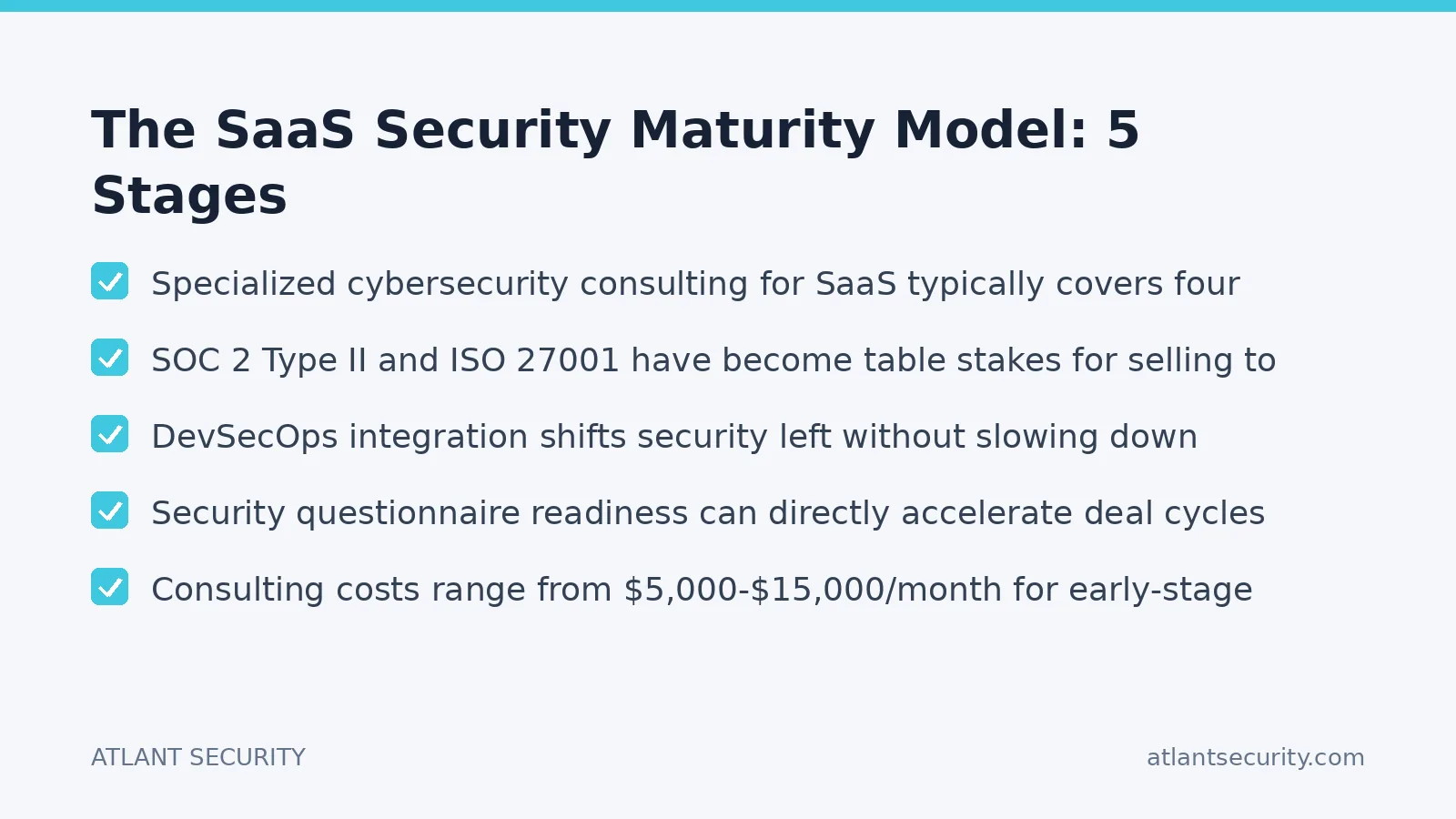 Checklist: The SaaS Security Maturity Model: 5 Stages