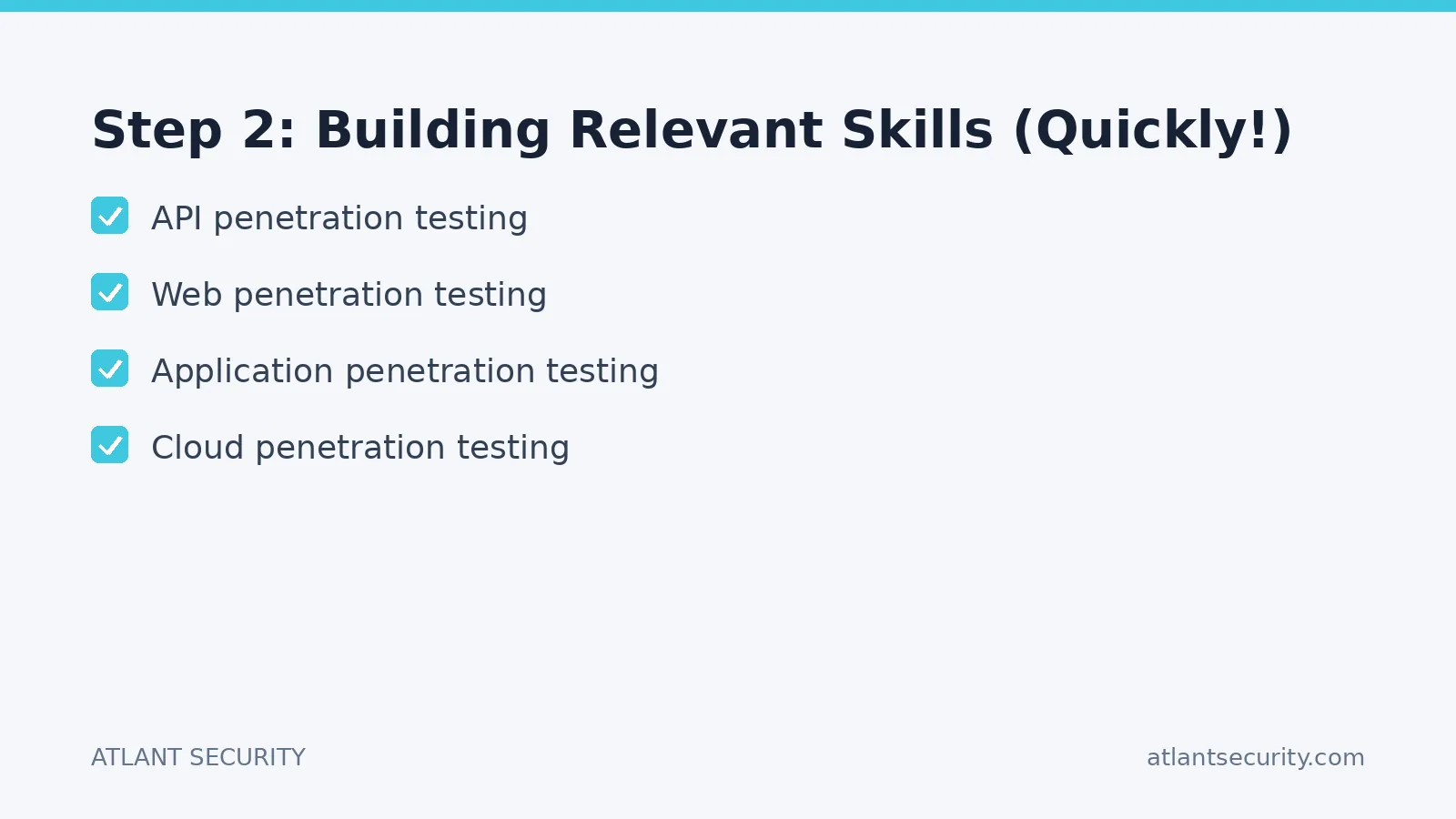Checklist: Step 2: Building Relevant Skills (Quickly!)