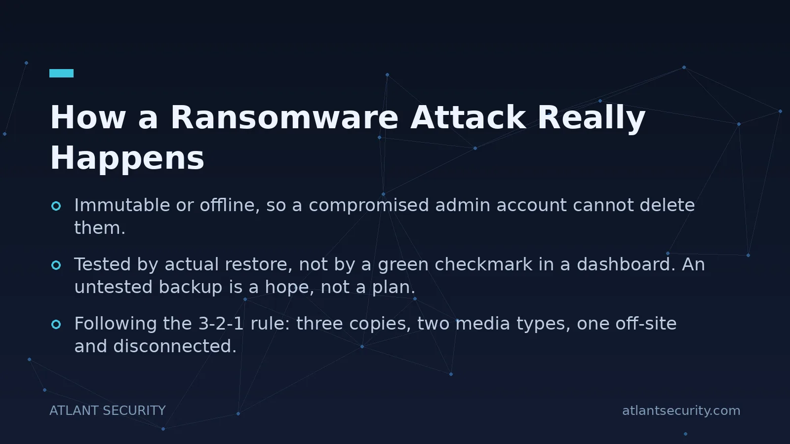 How a Ransomware Attack Really Happens - key points