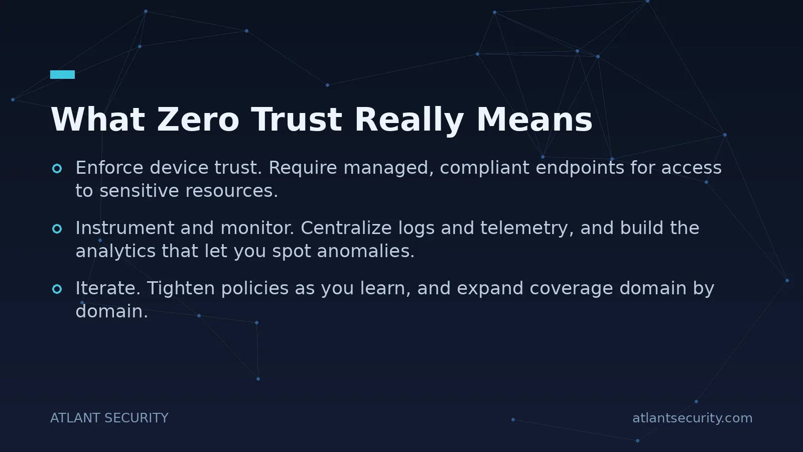 What Zero Trust Really Means - key points