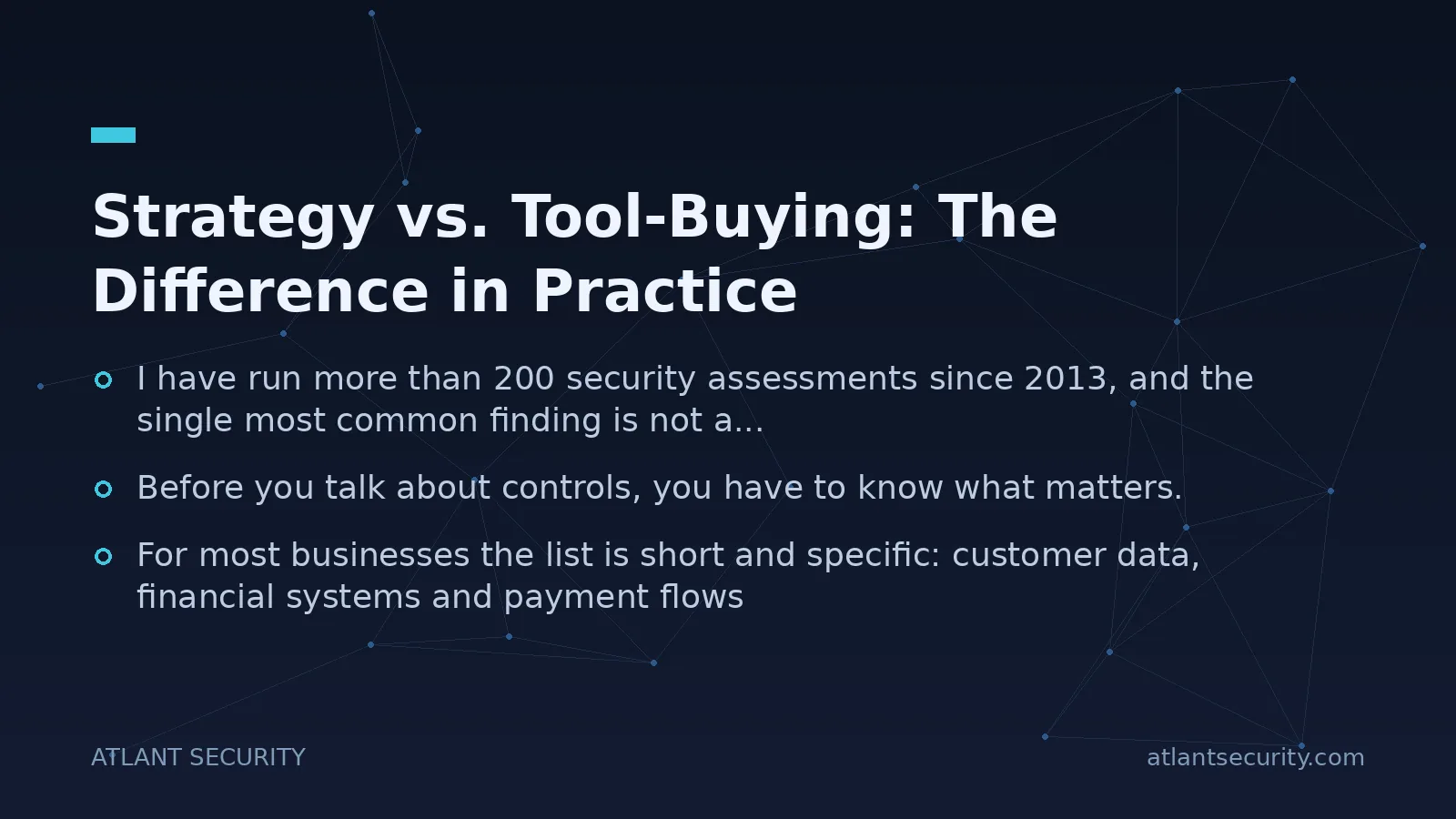 Strategy vs. Tool-Buying: The Difference in Practice - key points
