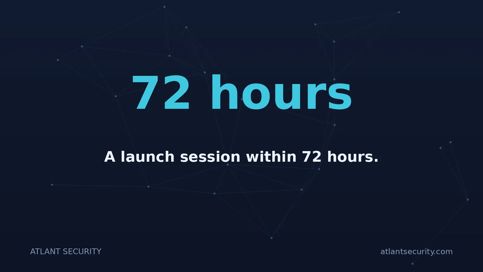 72 hours: A launch session within 72 hours.