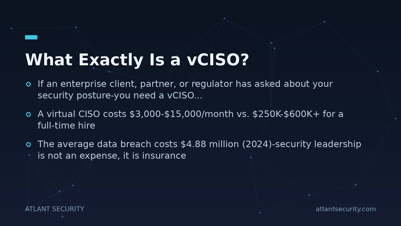 What Exactly Is a vCISO? - key points