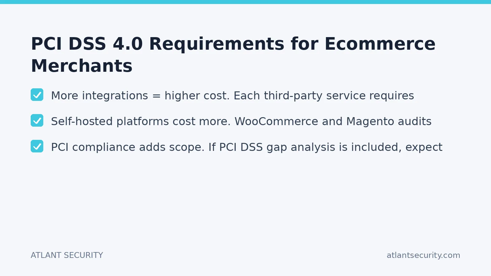 Checklist: PCI DSS 4.0 Requirements for Ecommerce Merchants