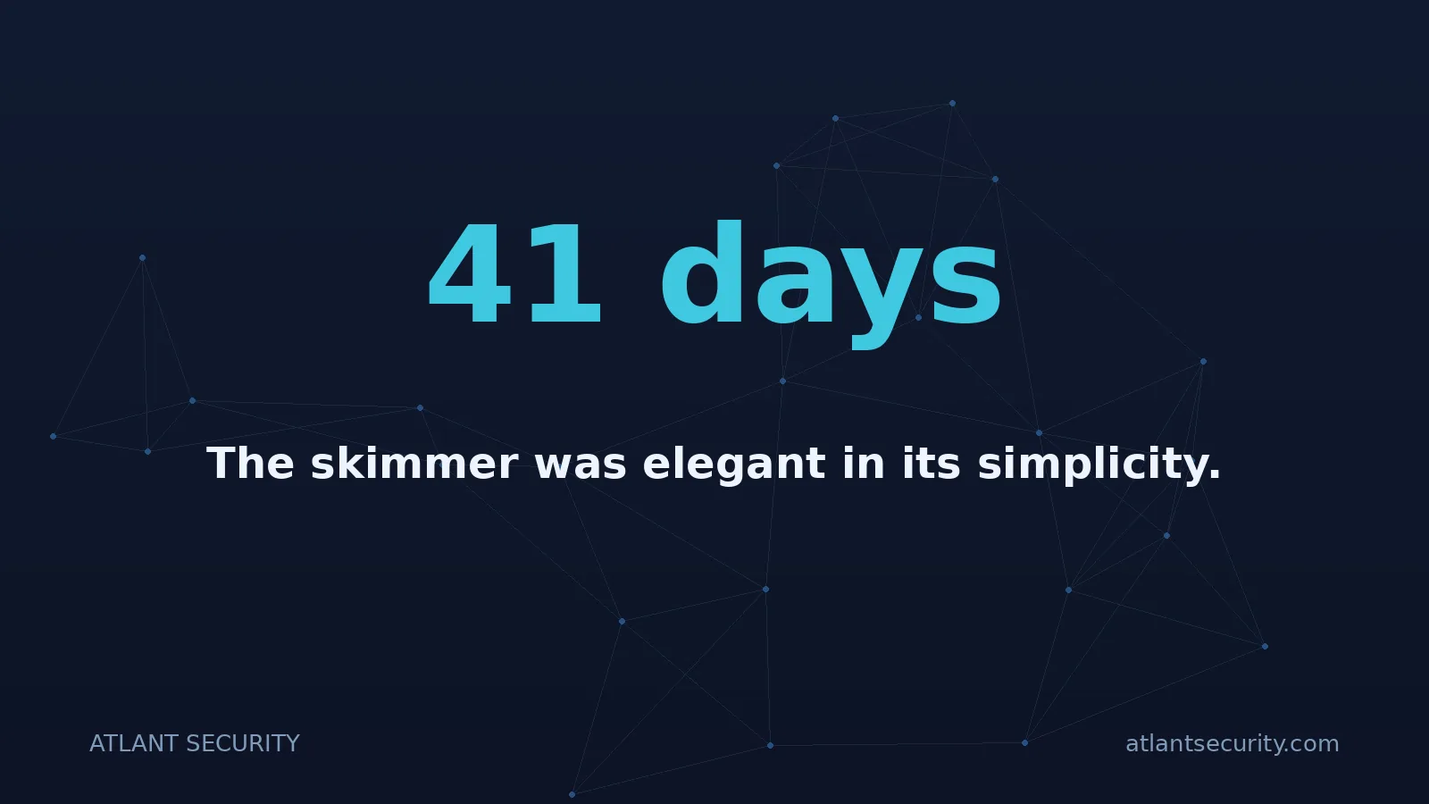 41 days: The skimmer was elegant in its simplicity.
