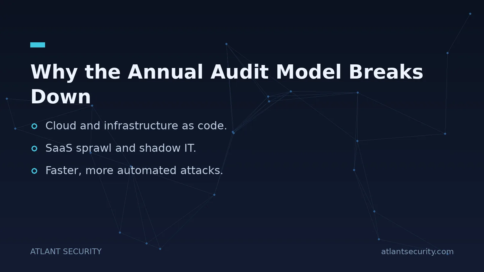 Why the Annual Audit Model Breaks Down - key points