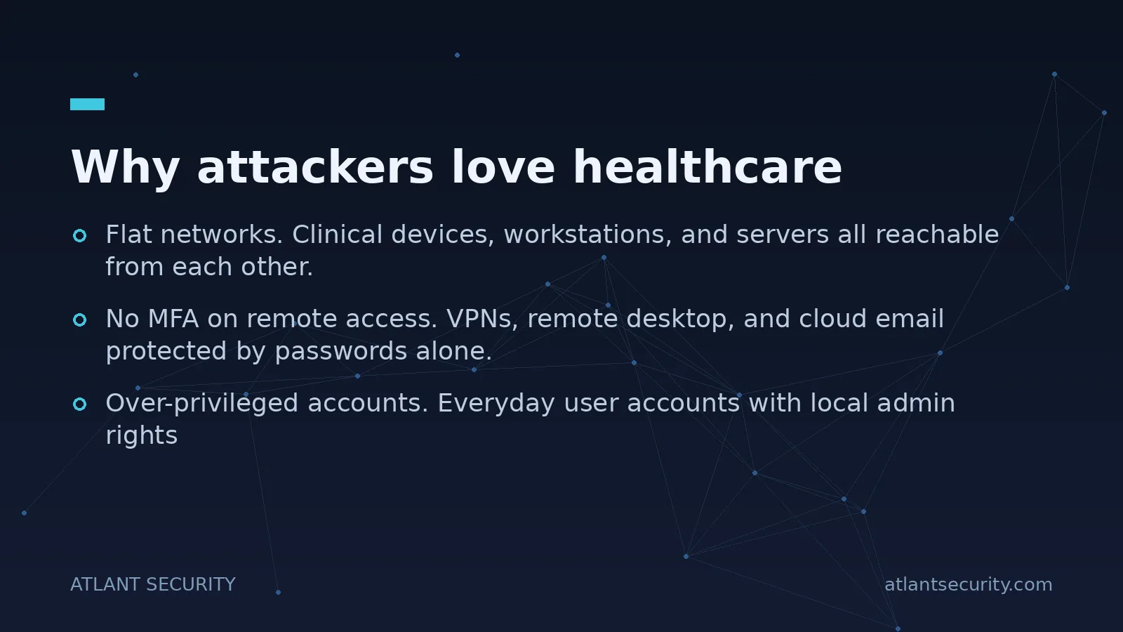 Why attackers love healthcare - key points