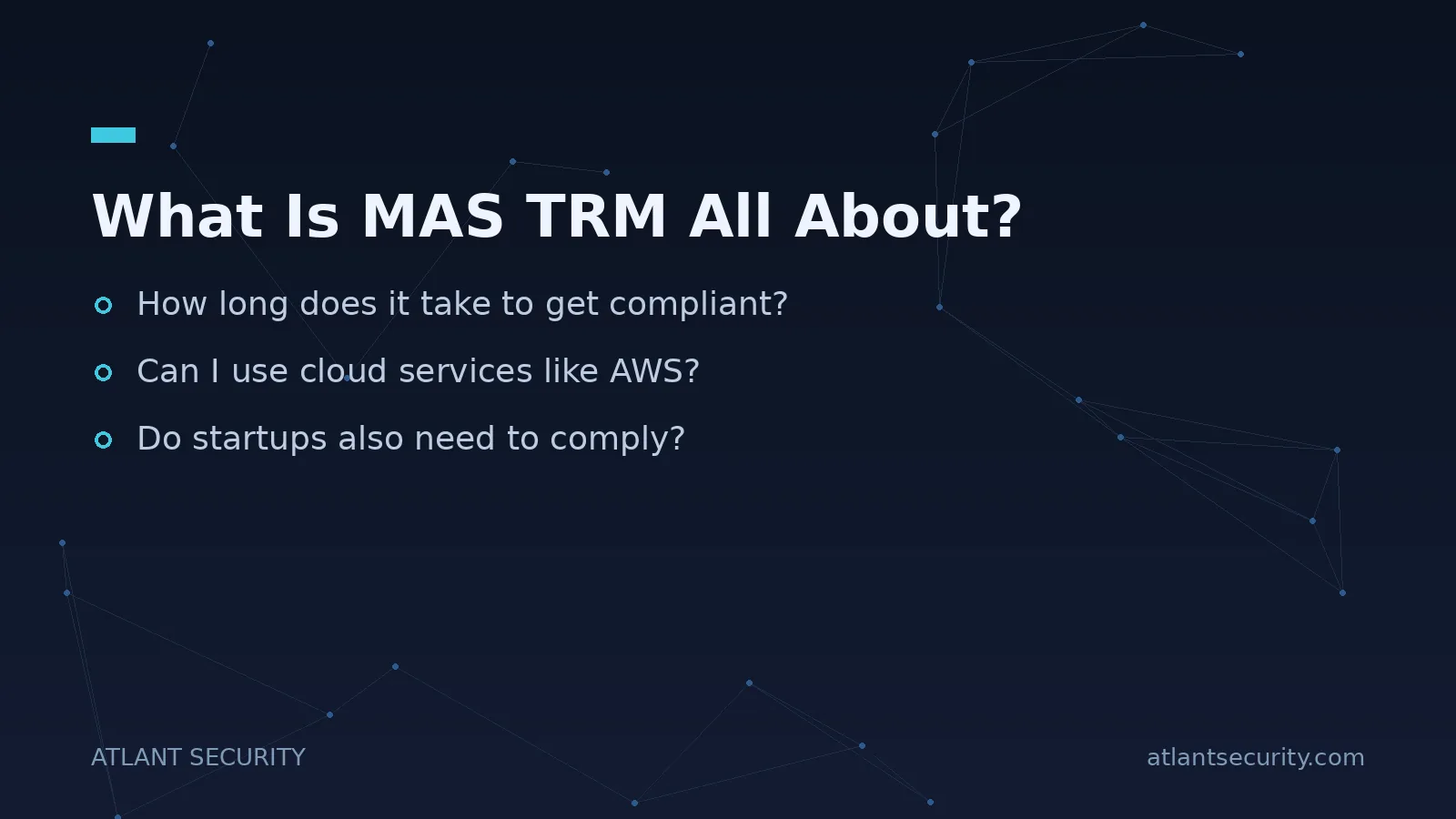 What Is MAS TRM All About? - key points
