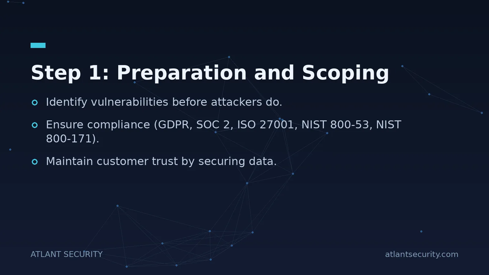 Step 1: Preparation and Scoping - key points