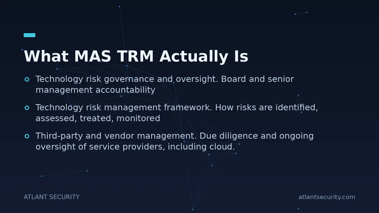 What MAS TRM Actually Is - key points