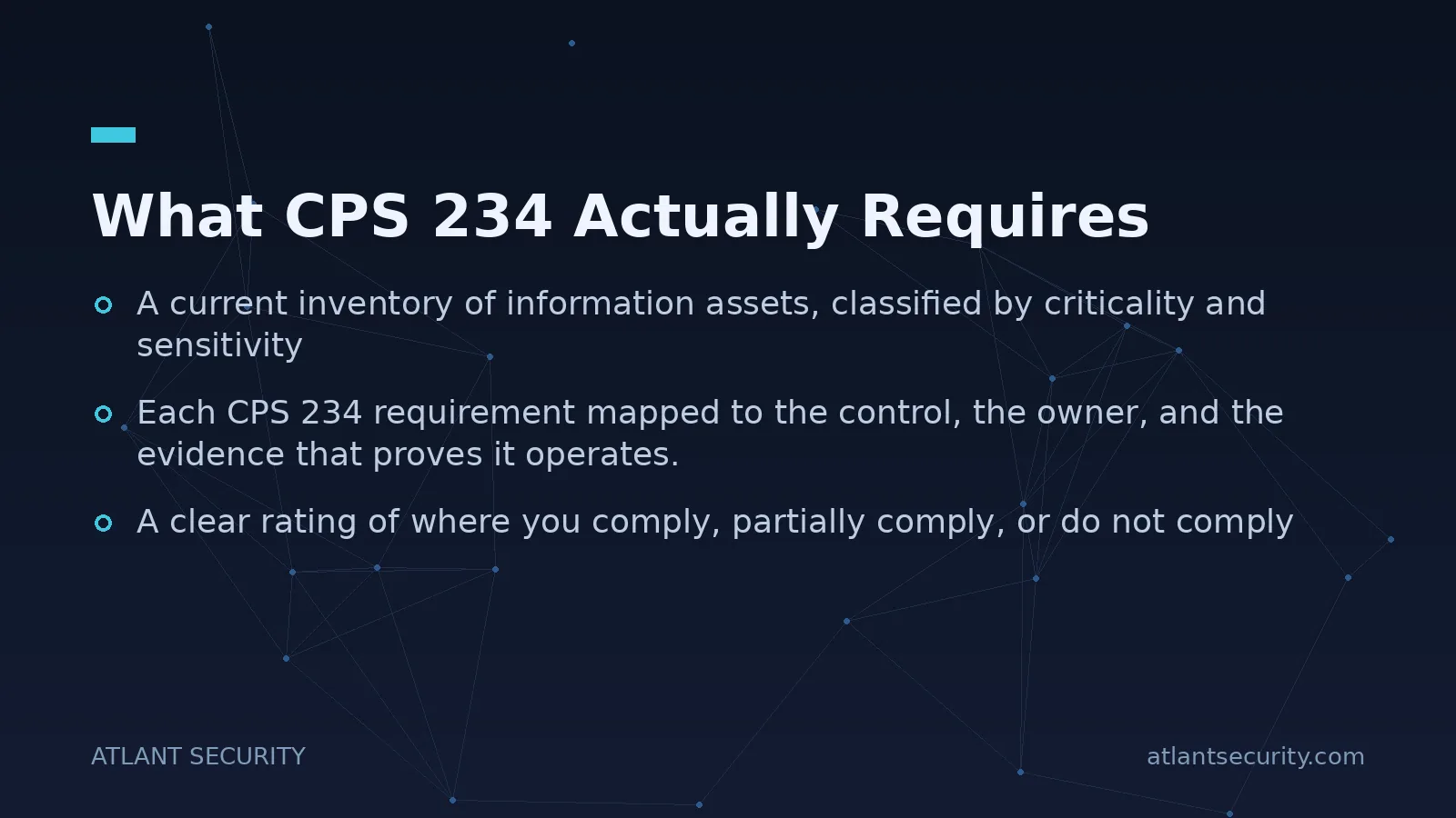What CPS 234 Actually Requires - key points