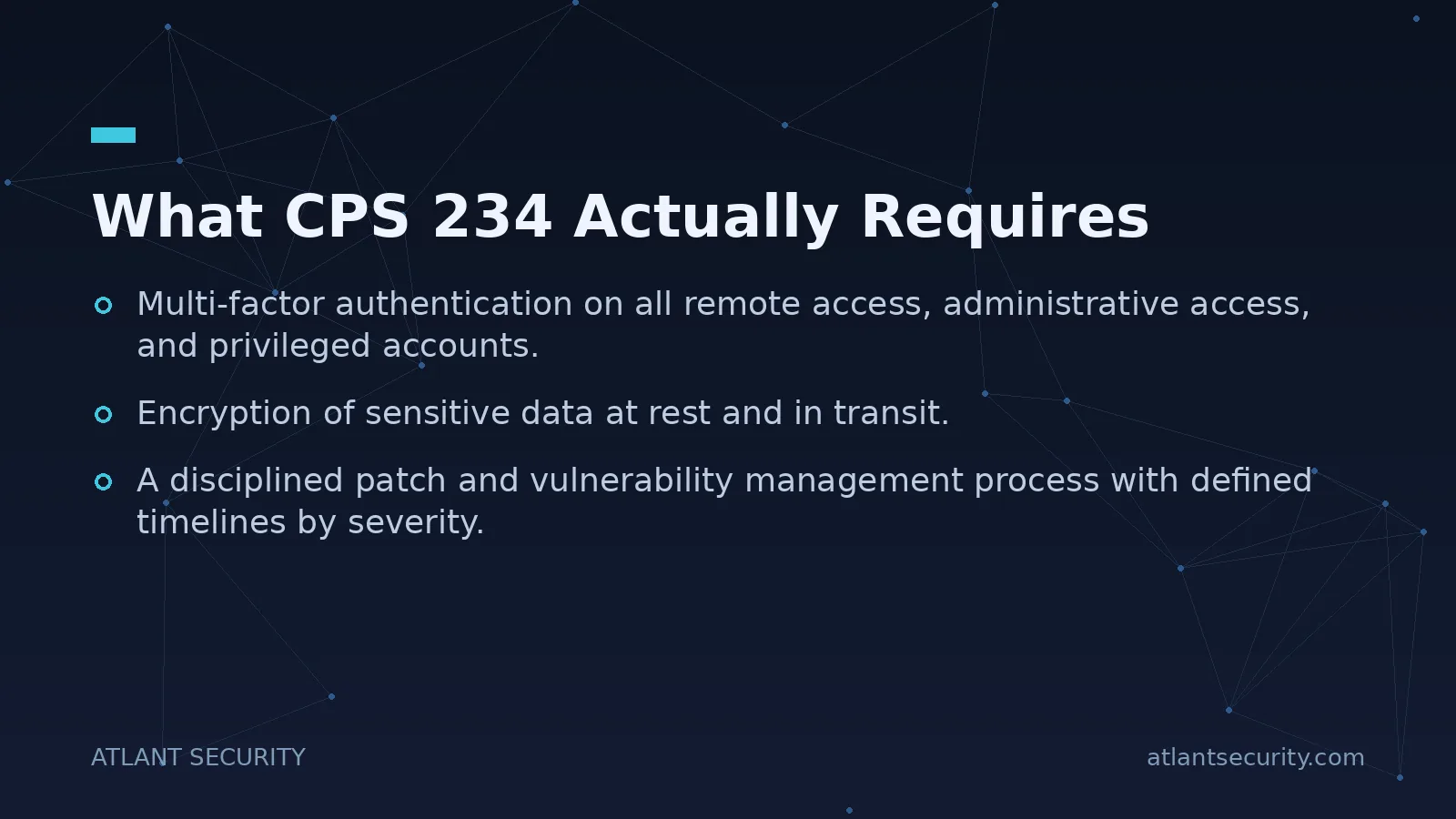 What CPS 234 Actually Requires - key points