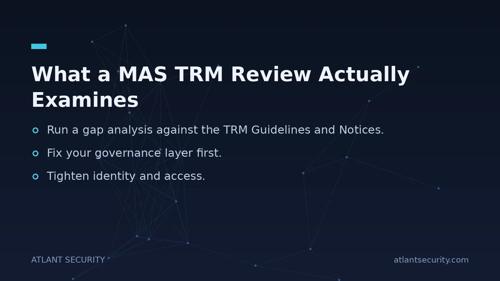 What a MAS TRM Review Actually Examines - key points