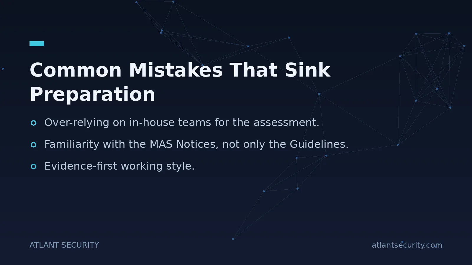 Common Mistakes That Sink Preparation - key points