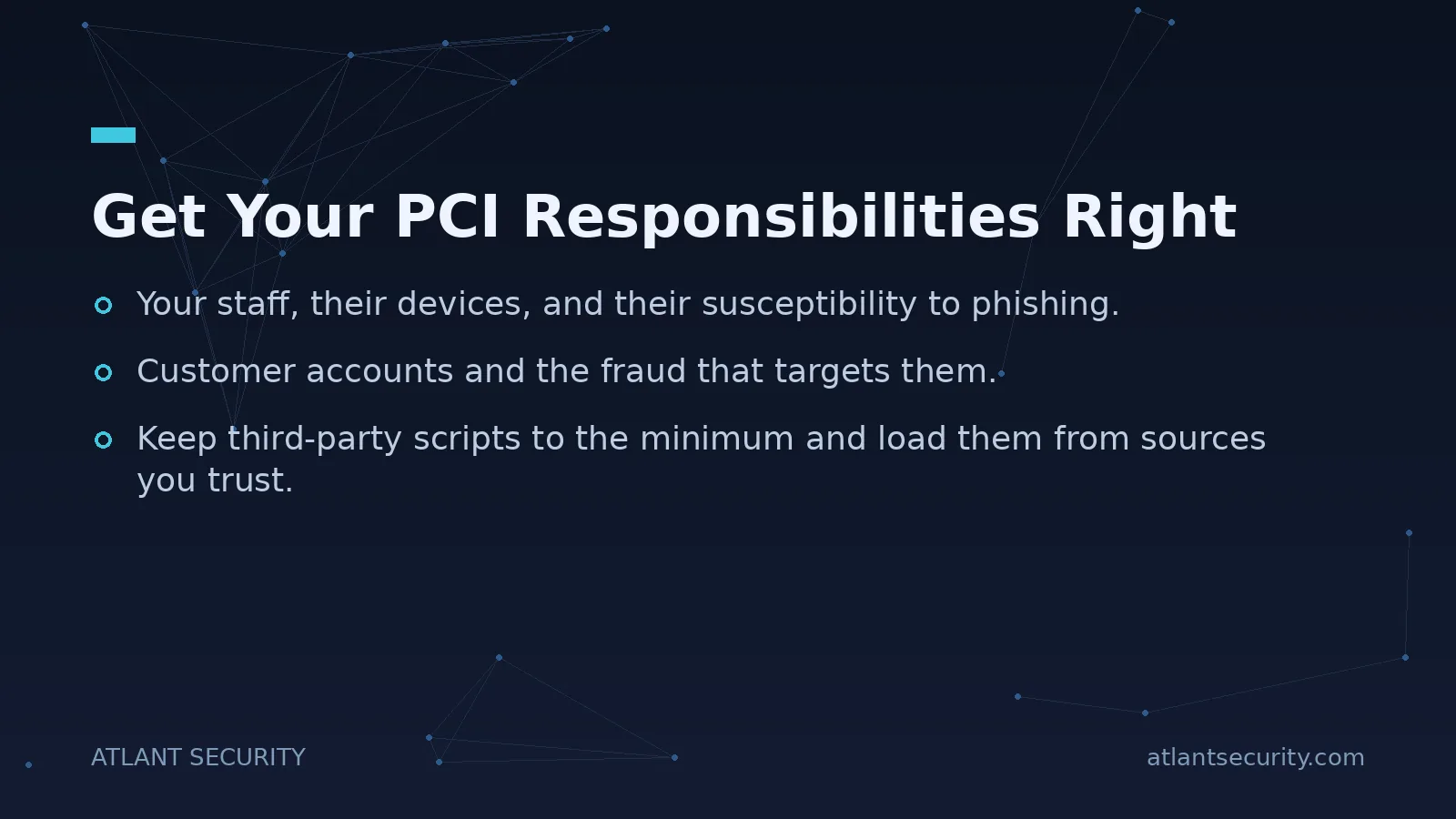 Get Your PCI Responsibilities Right - key points