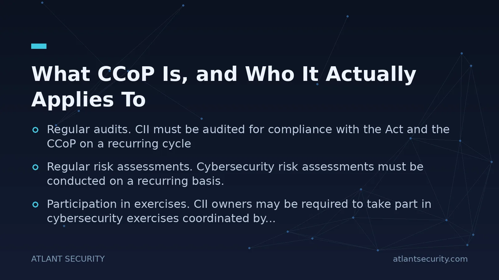 What CCoP Is, and Who It Actually Applies To - key points