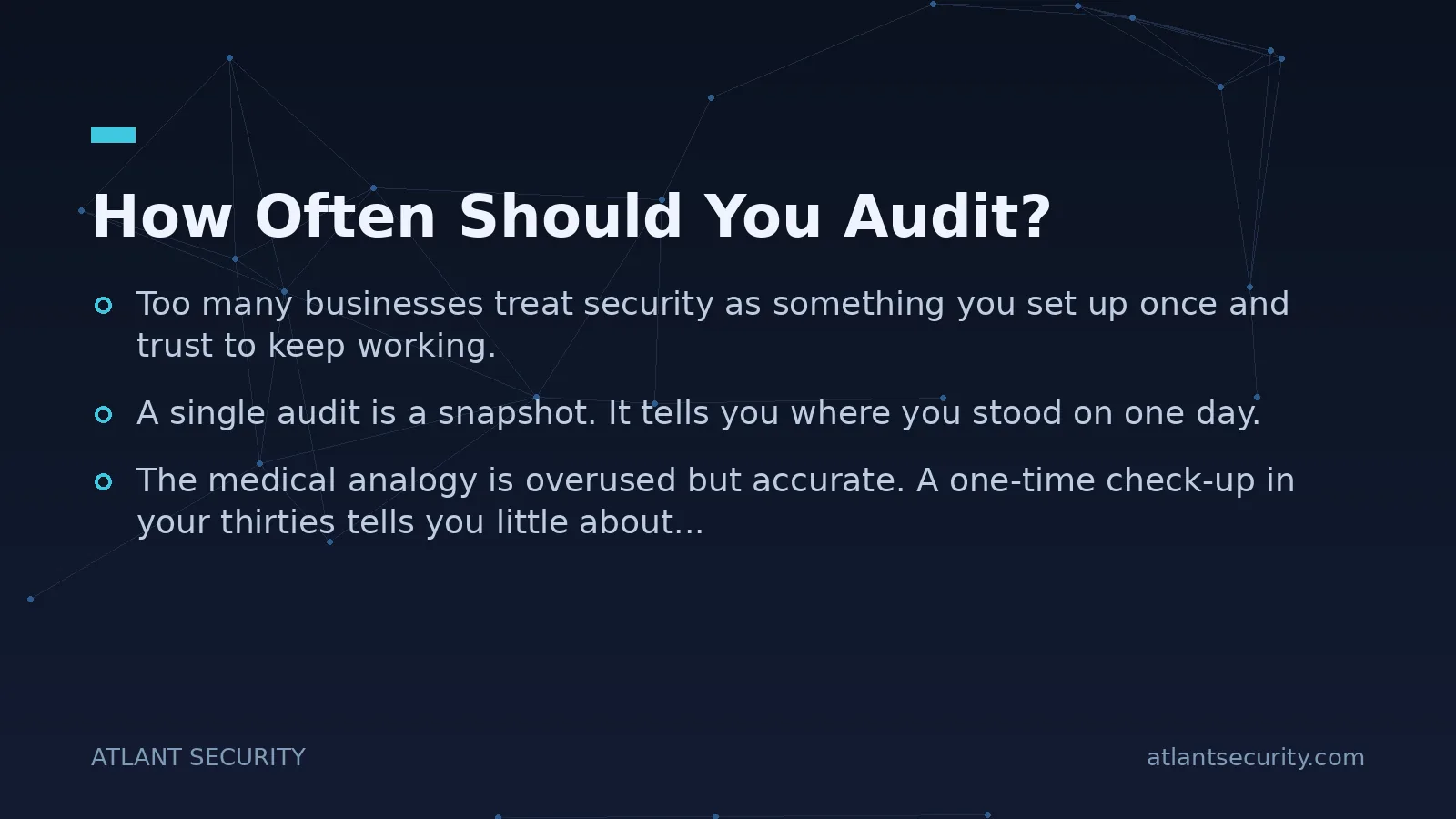How Often Should You Audit? - key points