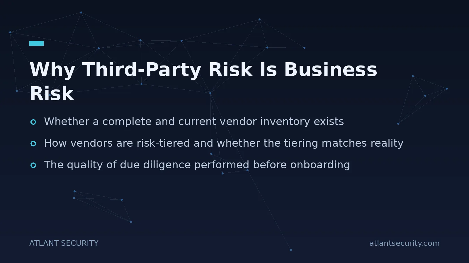 Why Third-Party Risk Is Business Risk - key points