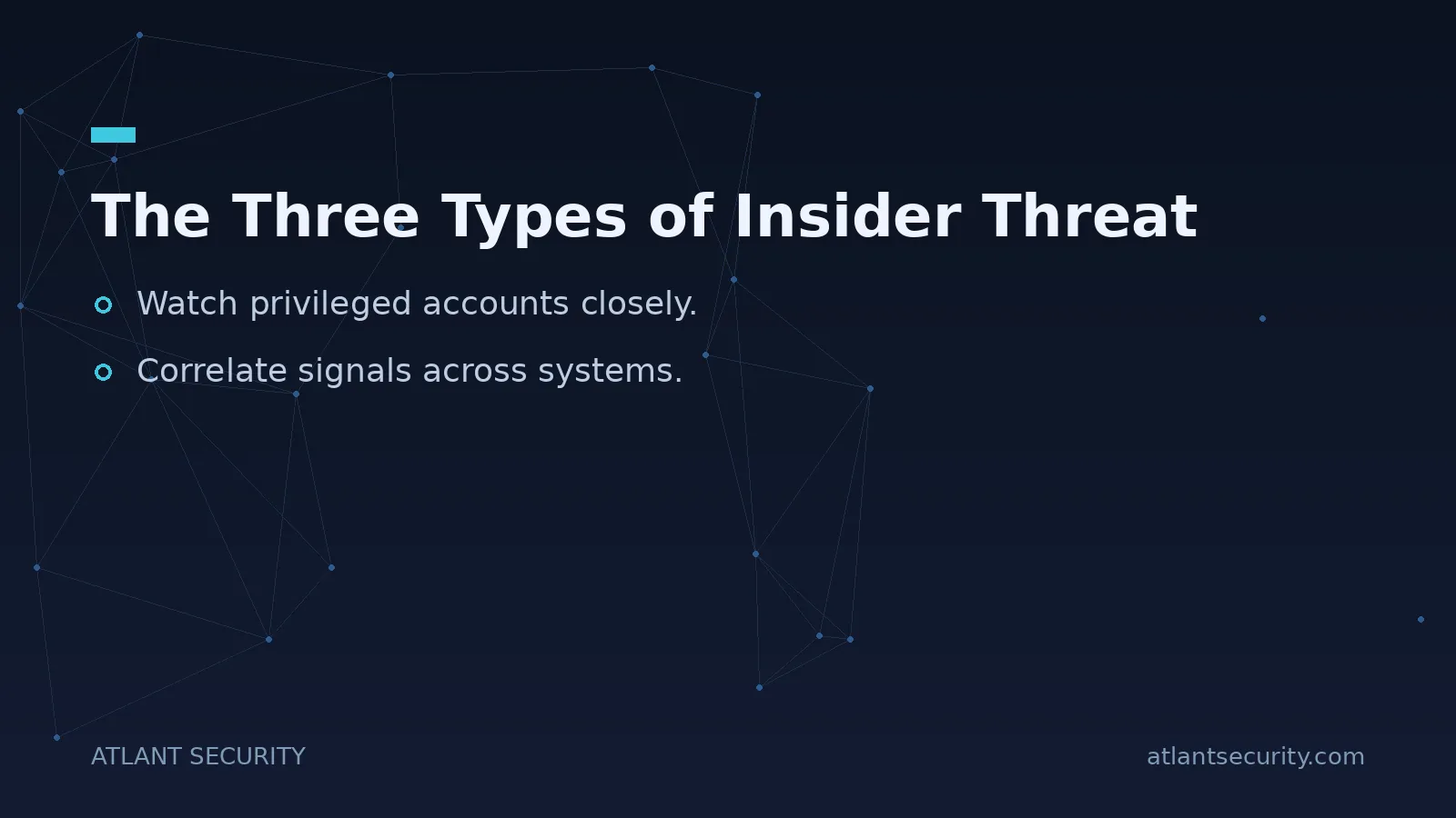 The Three Types of Insider Threat - key points