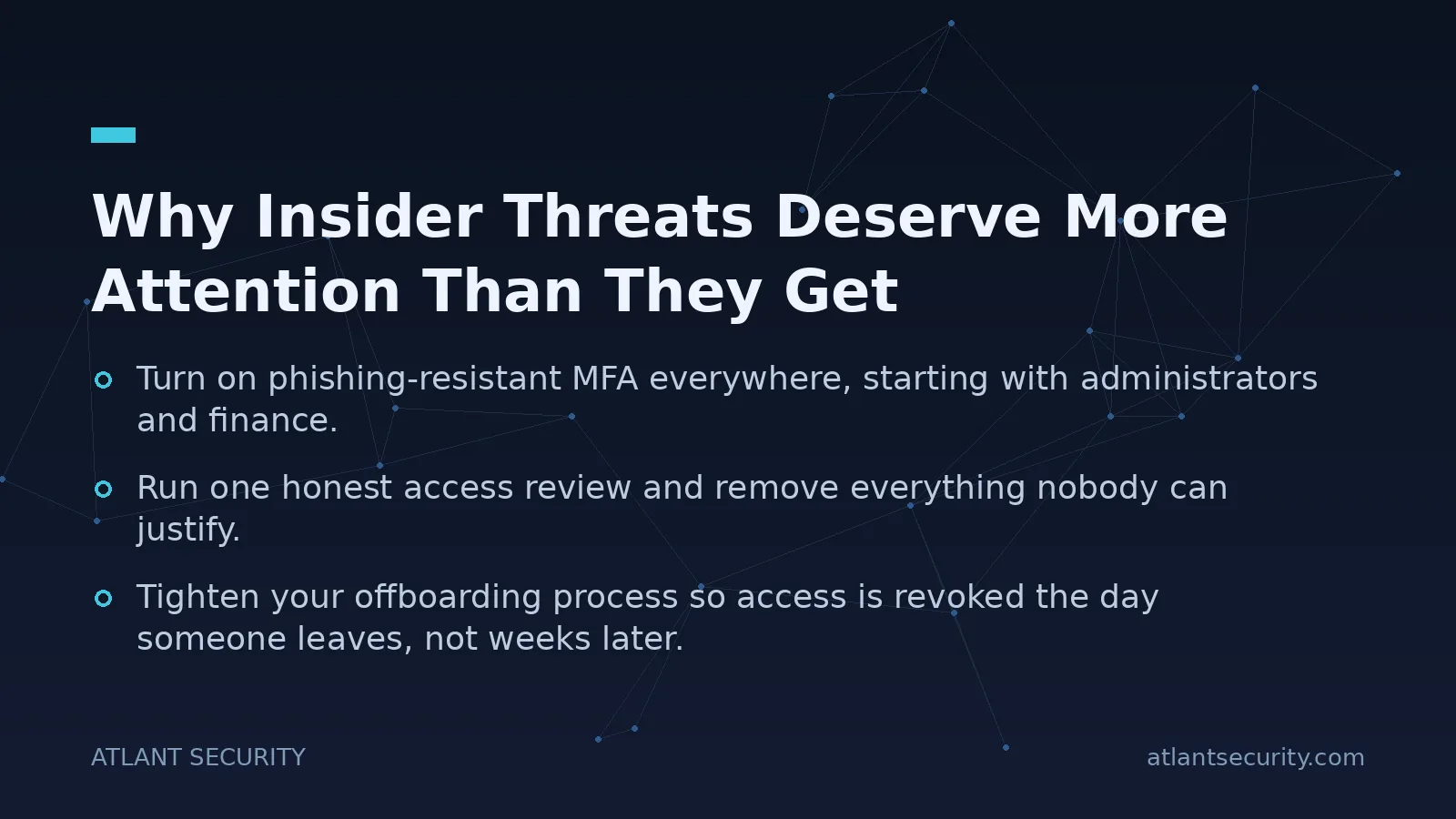 Why Insider Threats Deserve More Attention Than They Get - key points