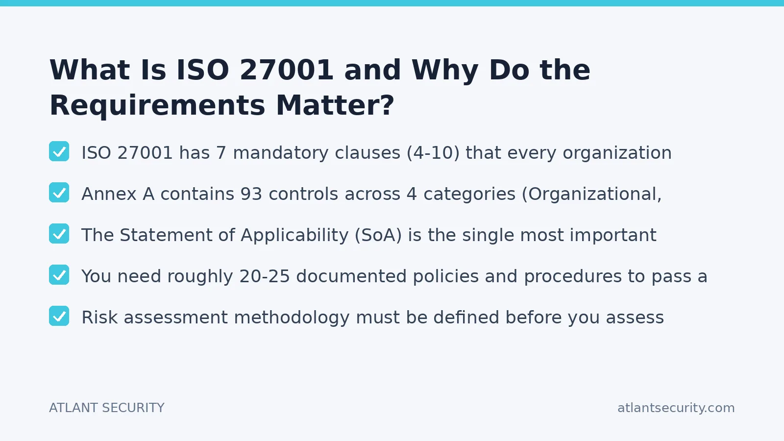 Checklist: What Is ISO 27001 and Why Do the Requirements Matter?