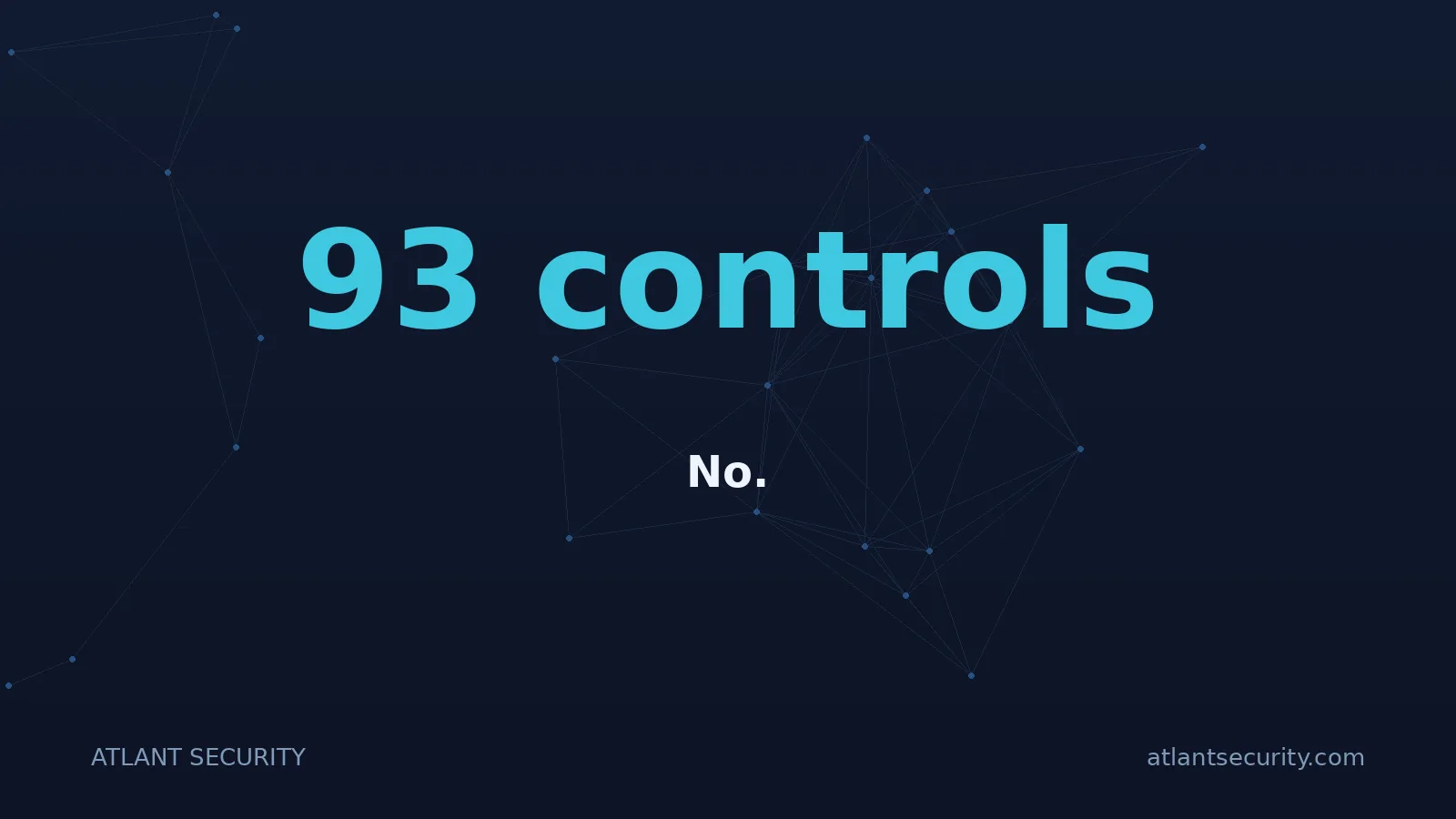93 controls: No.