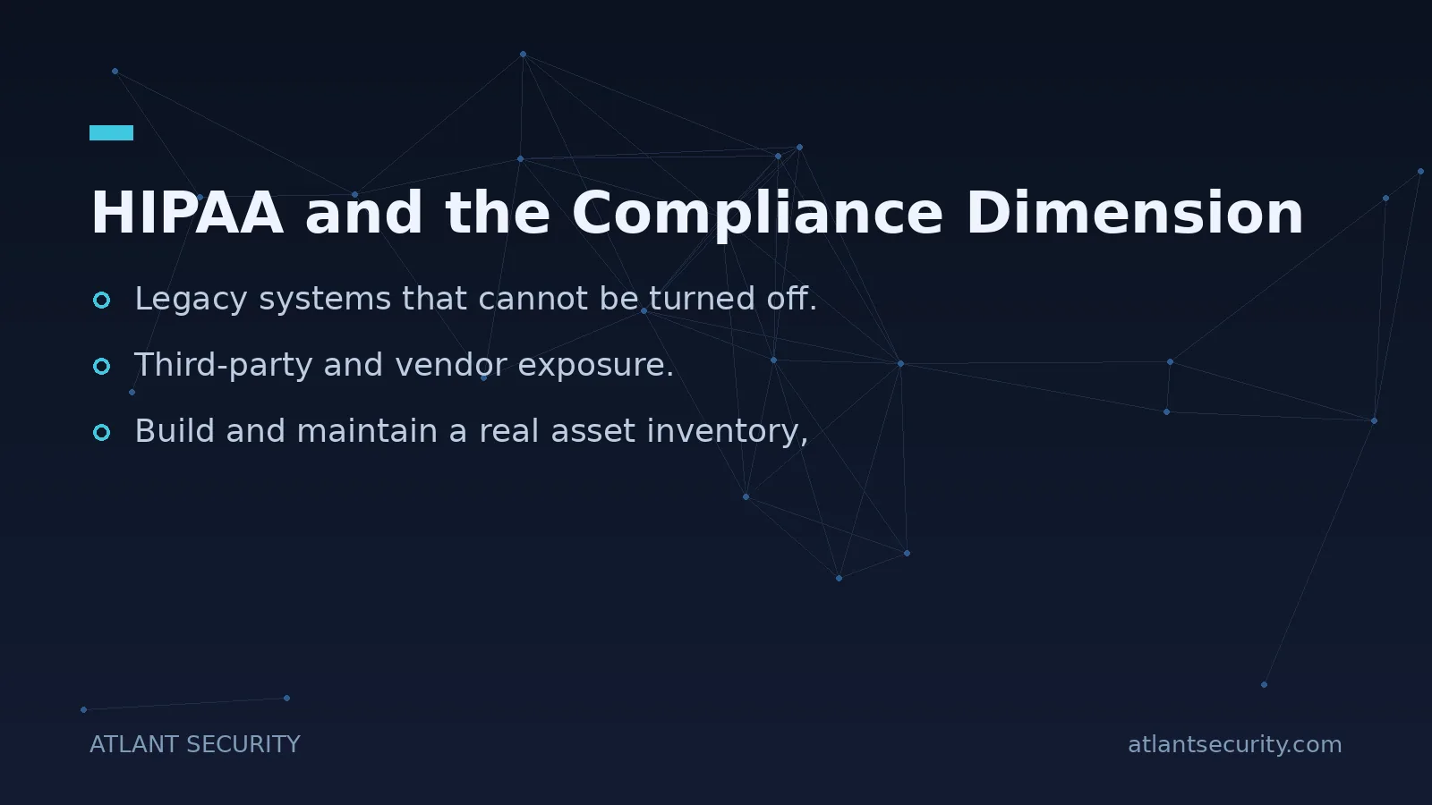 HIPAA and the Compliance Dimension - key points