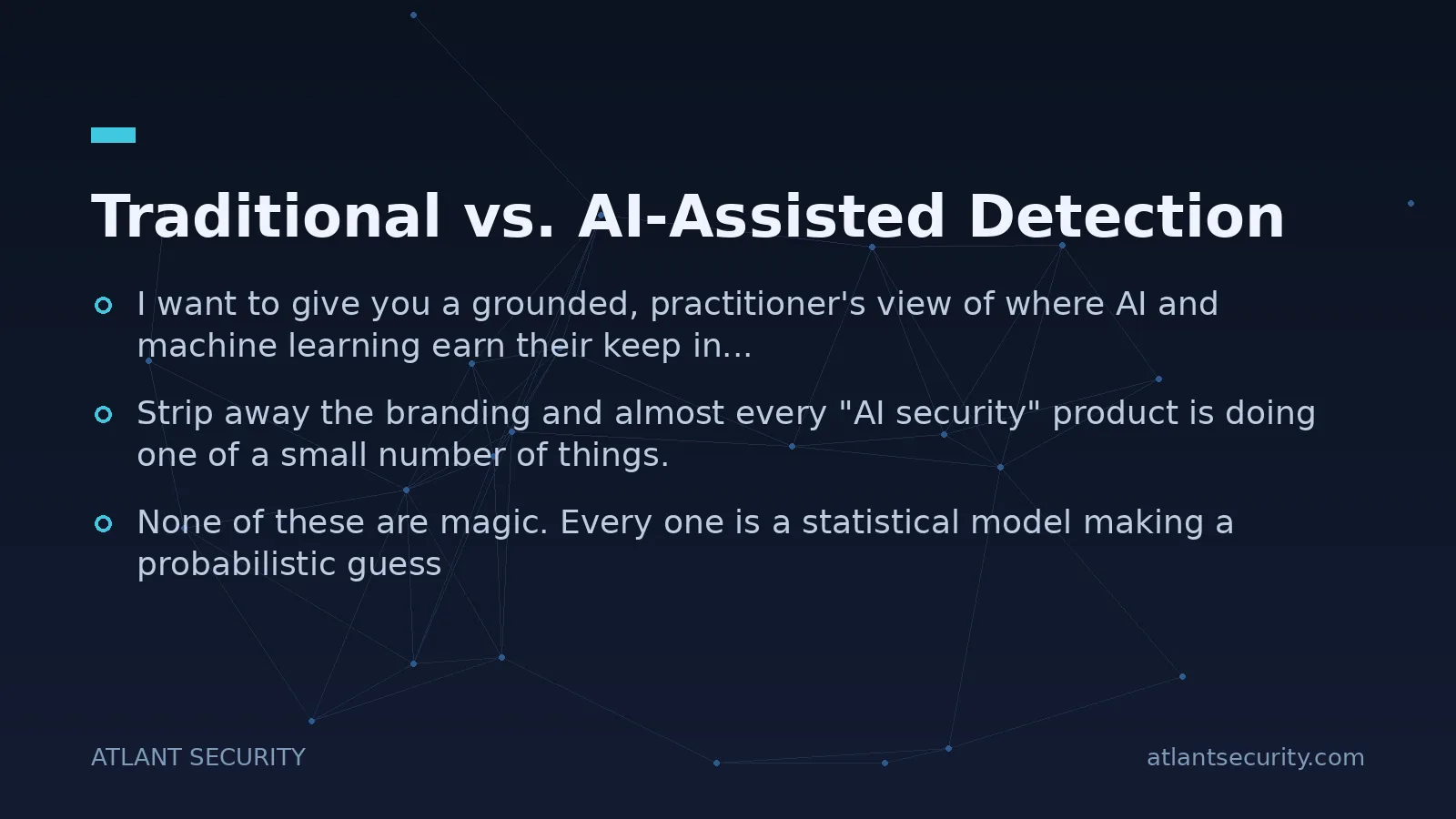 Traditional vs. AI-Assisted Detection - key points
