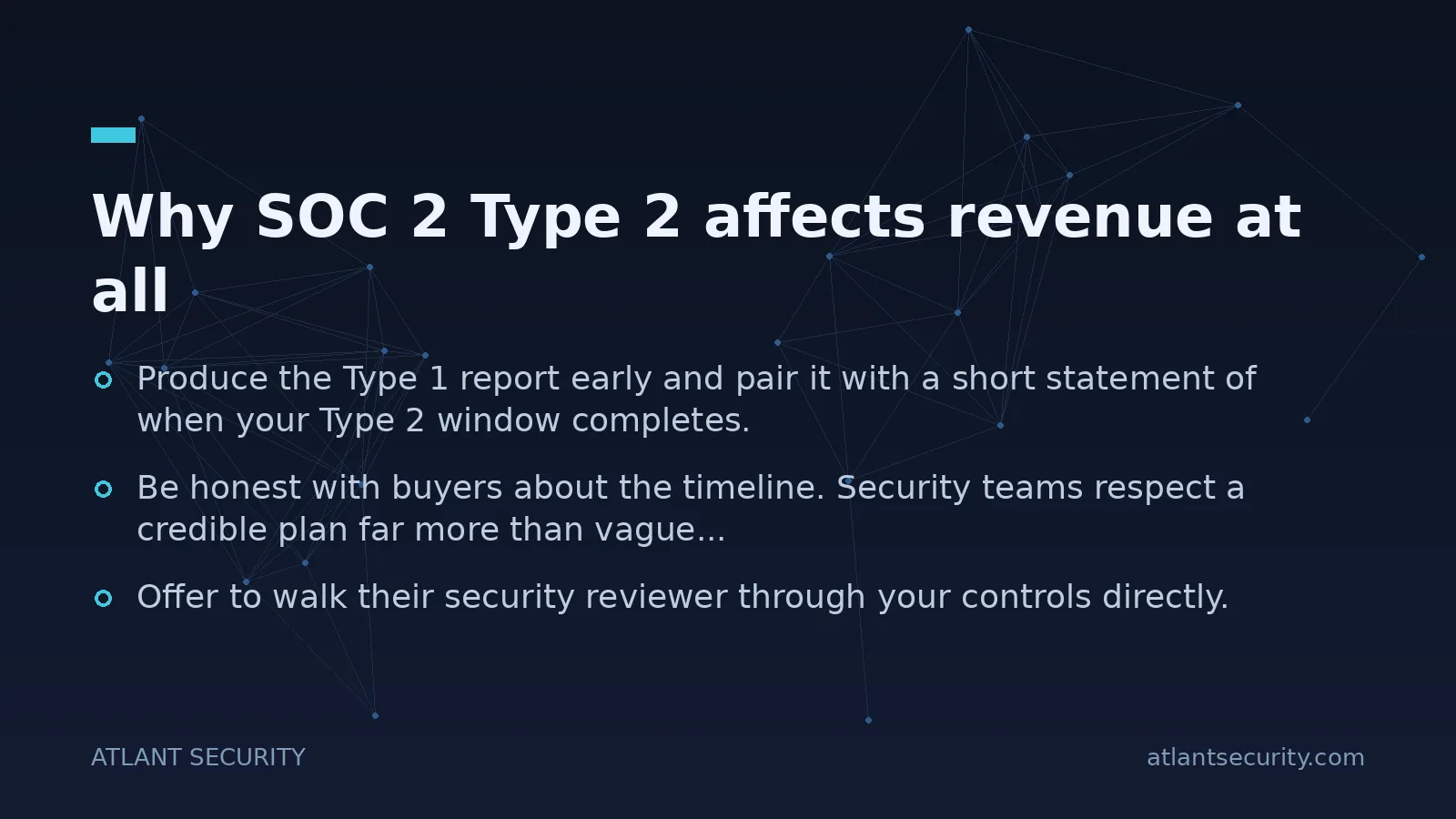 Why SOC 2 Type 2 affects revenue at all - key points