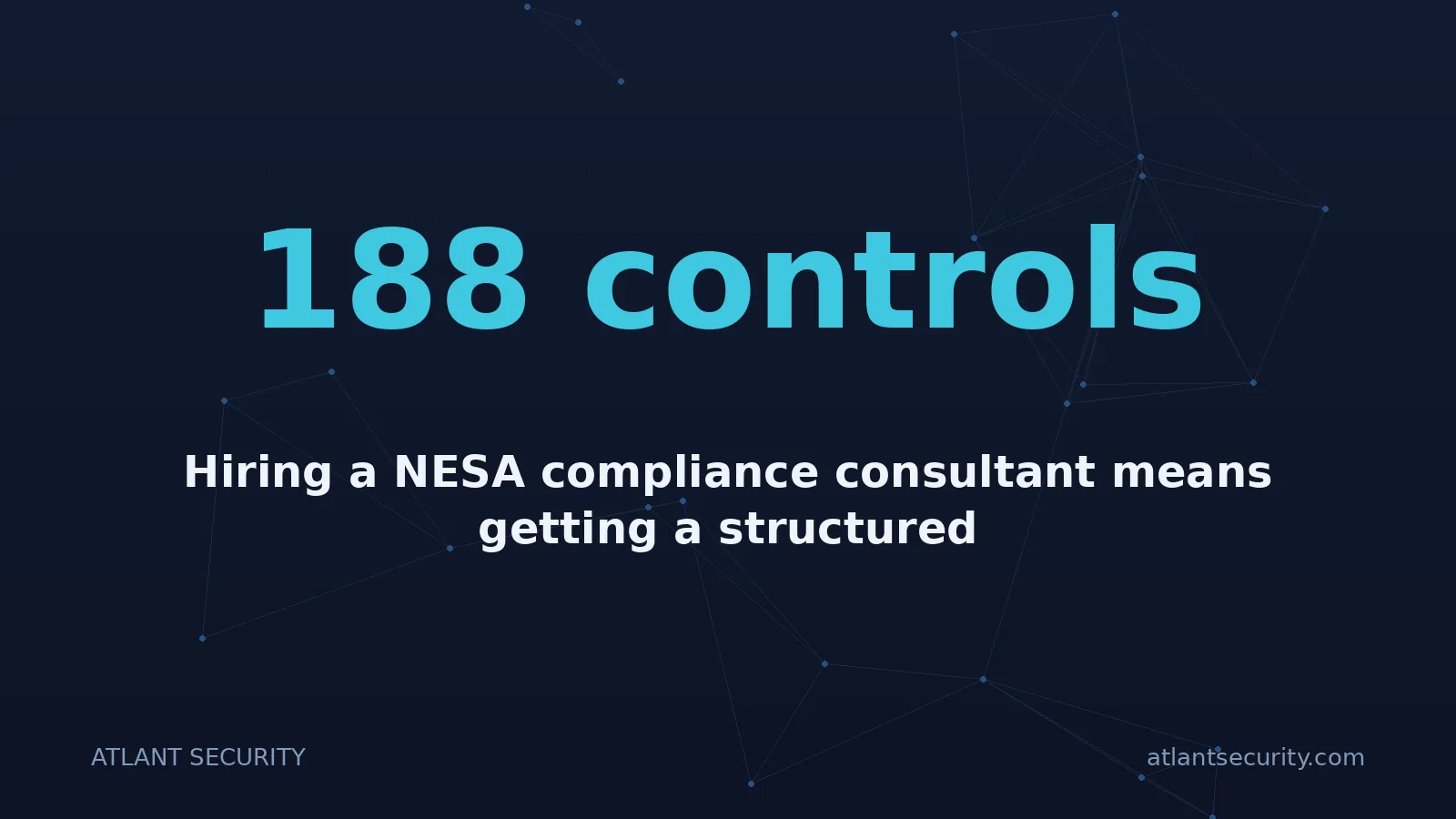 188 controls: Hiring a NESA compliance consultant means getting a structured