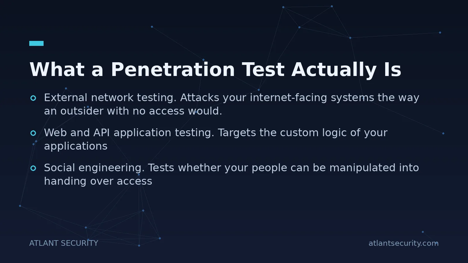 What a Penetration Test Actually Is - key points