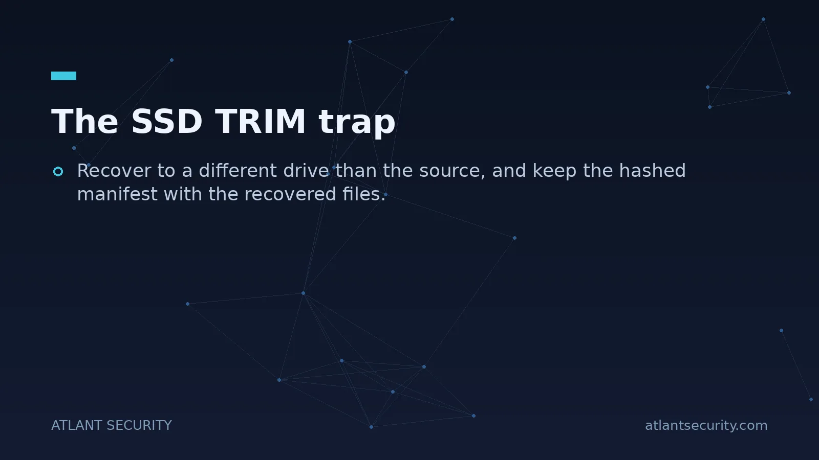 The SSD TRIM trap - key points