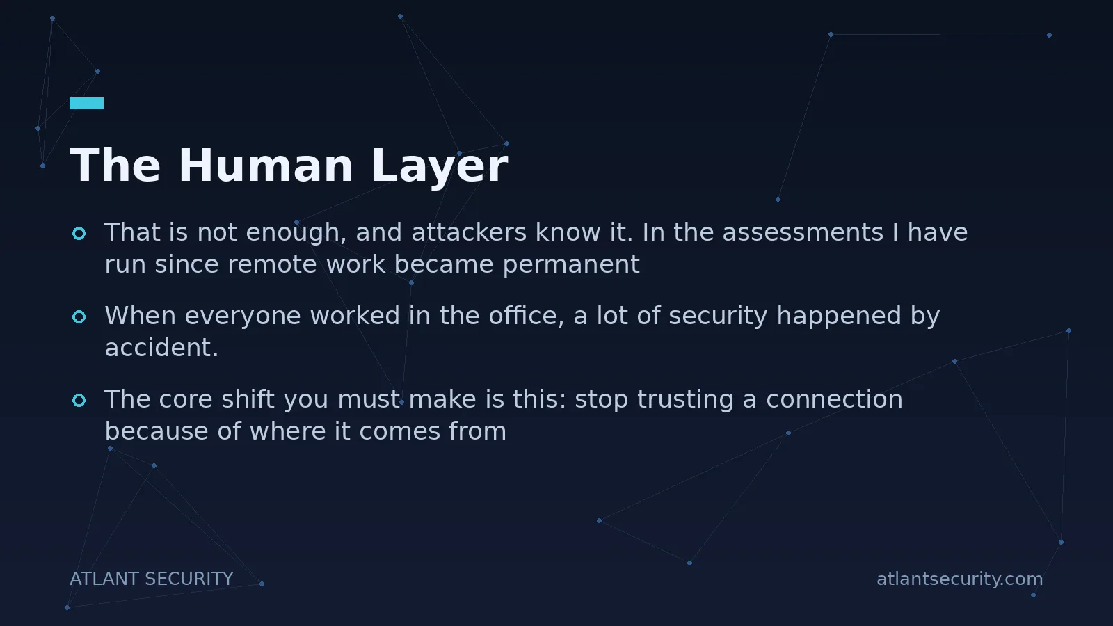 The Human Layer - key points