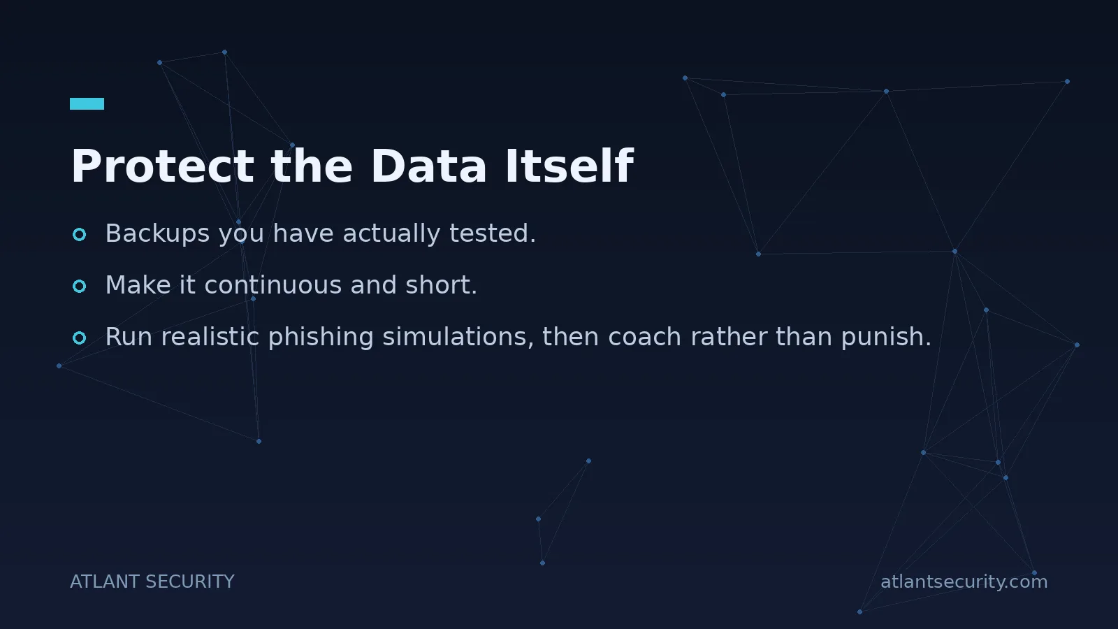 Protect the Data Itself - key points