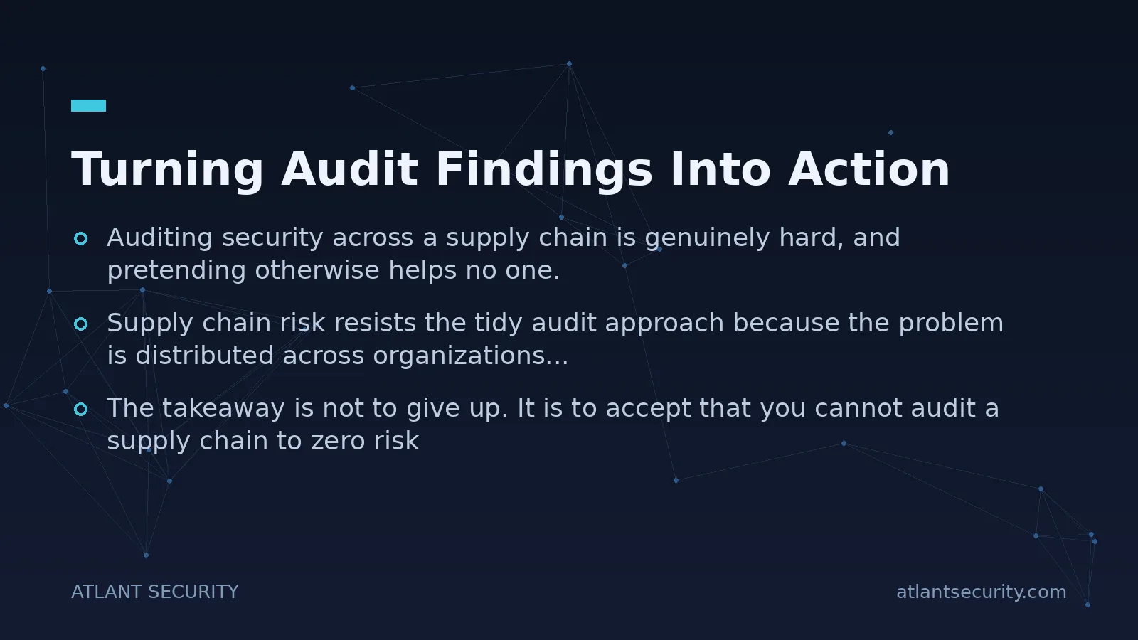 Turning Audit Findings Into Action - key points