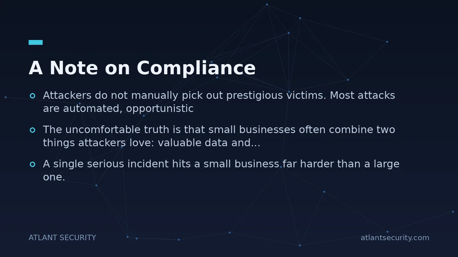 A Note on Compliance - key points
