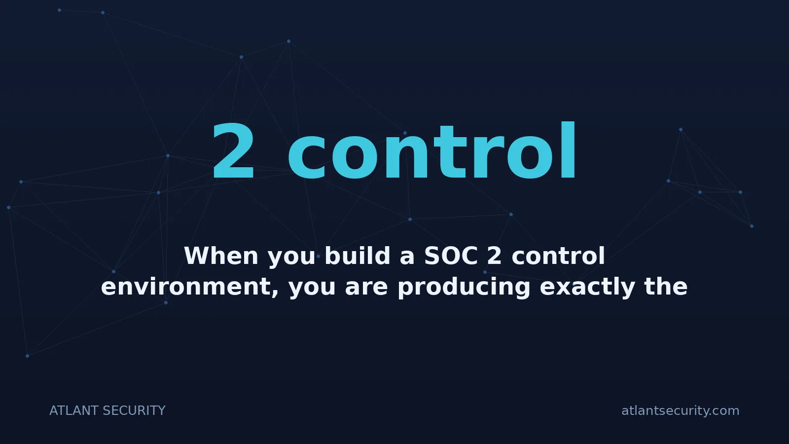 2 control: When you build a SOC 2 control environment, you are producing exactly the evidence an underwriter wa