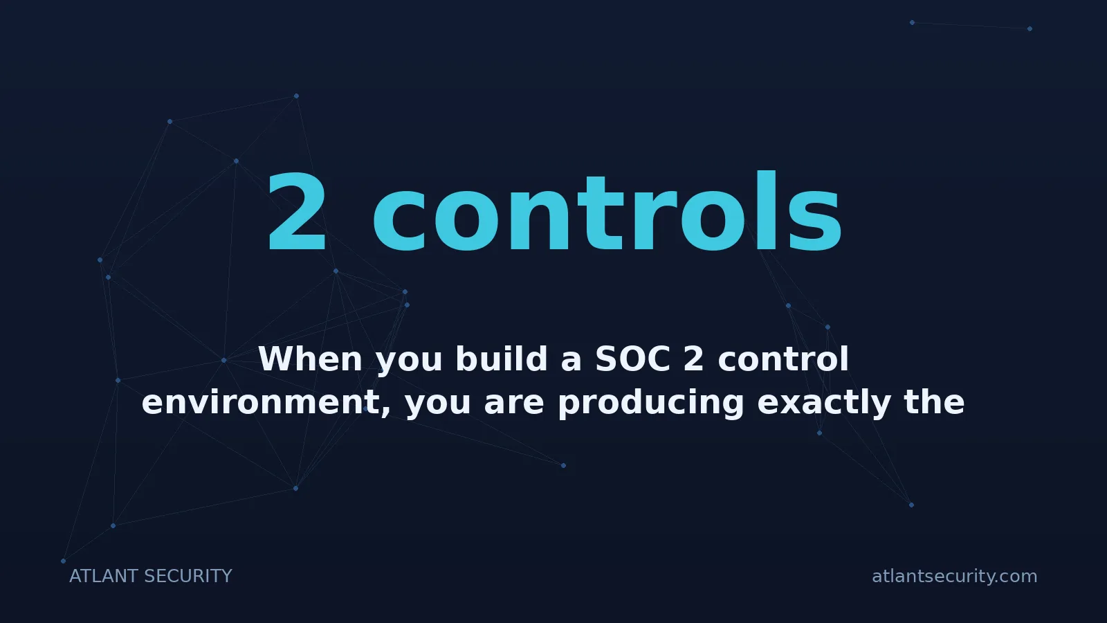 2 controls: When you build a SOC 2 control environment, you are producing exactly the evidence an underwriter wa