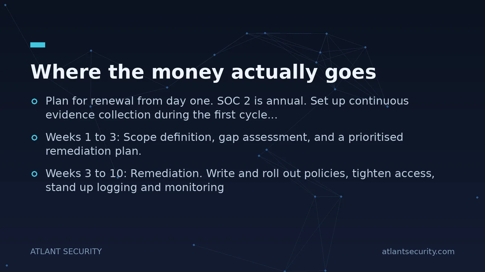 Where the money actually goes - key points