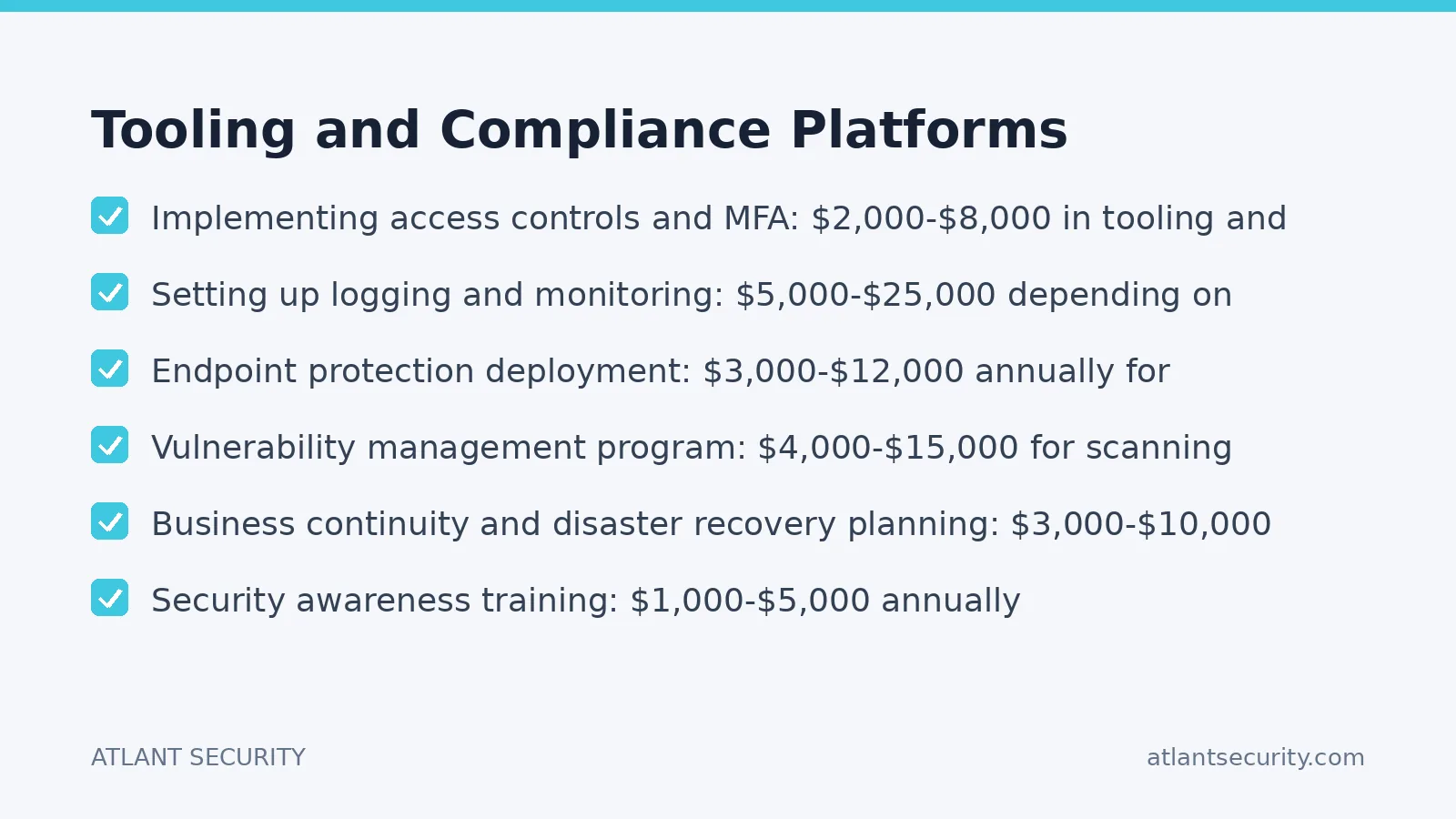 Checklist: Tooling and Compliance Platforms