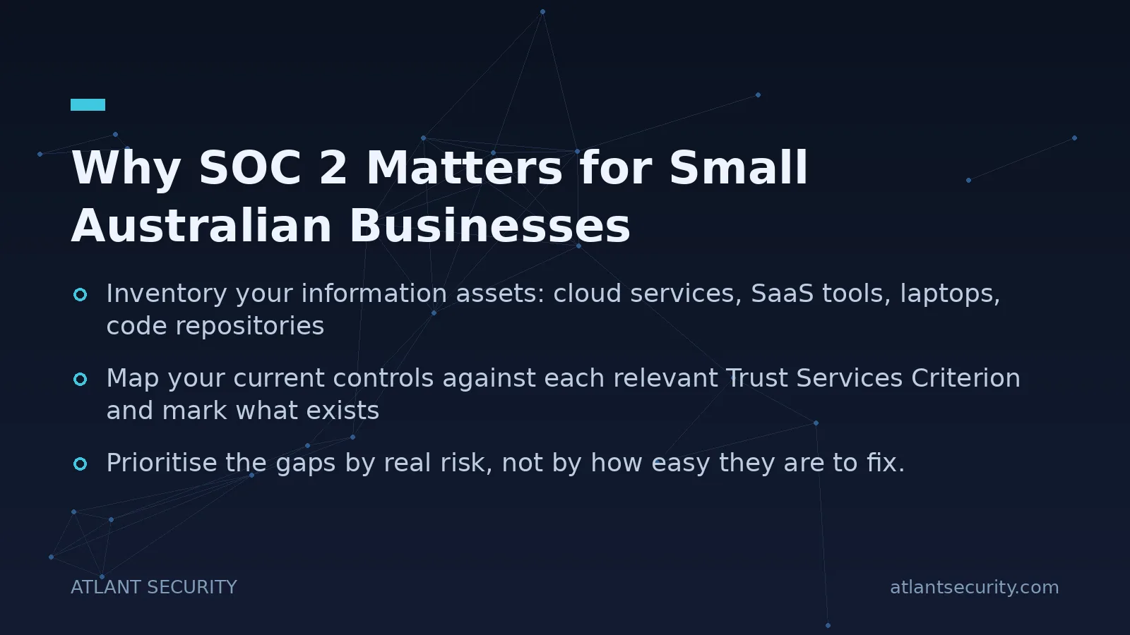 Why SOC 2 Matters for Small Australian Businesses - key points