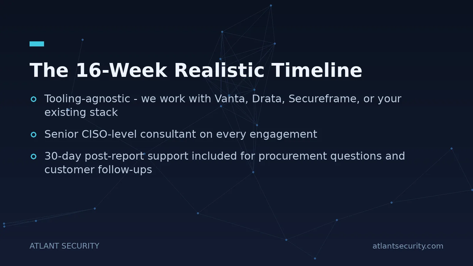 The 16-Week Realistic Timeline - key points