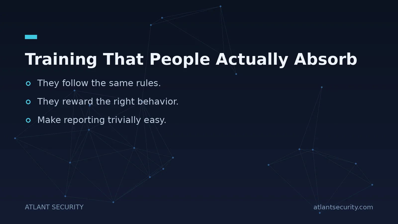 Training That People Actually Absorb - key points