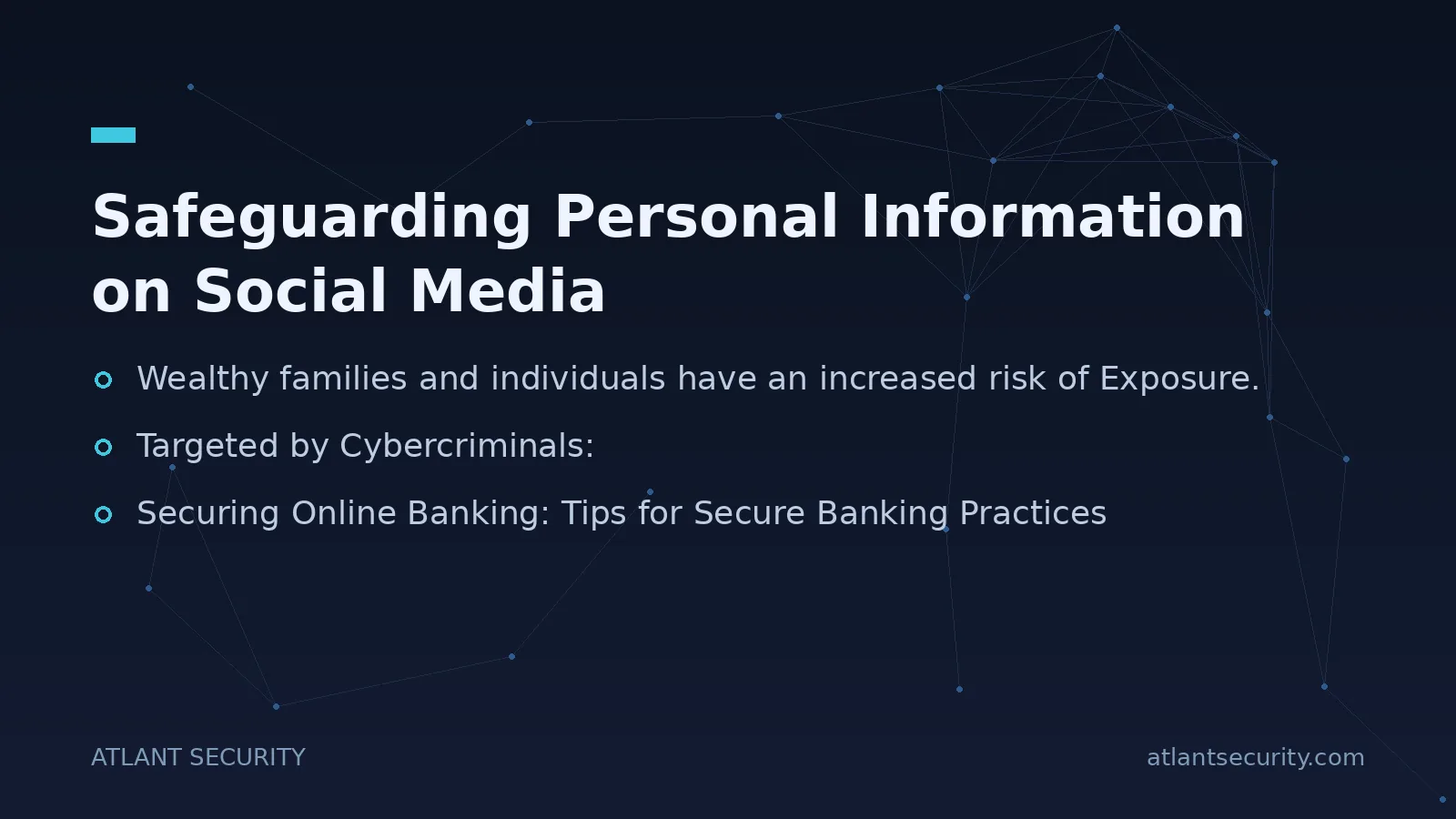 Safeguarding Personal Information on Social Media - key points
