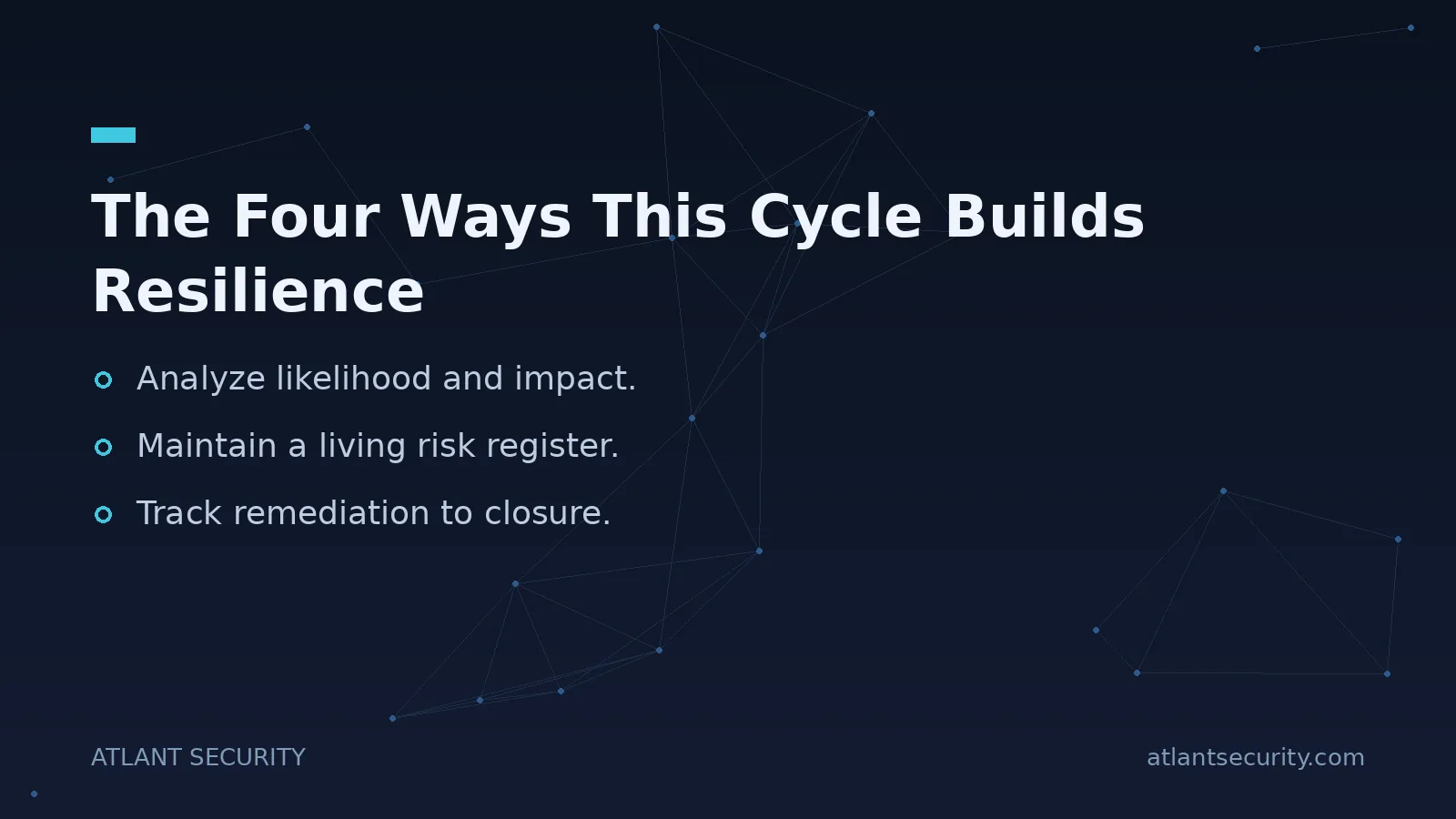 The Four Ways This Cycle Builds Resilience - key points