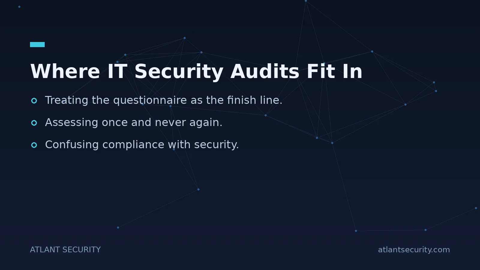 Where IT Security Audits Fit In - key points