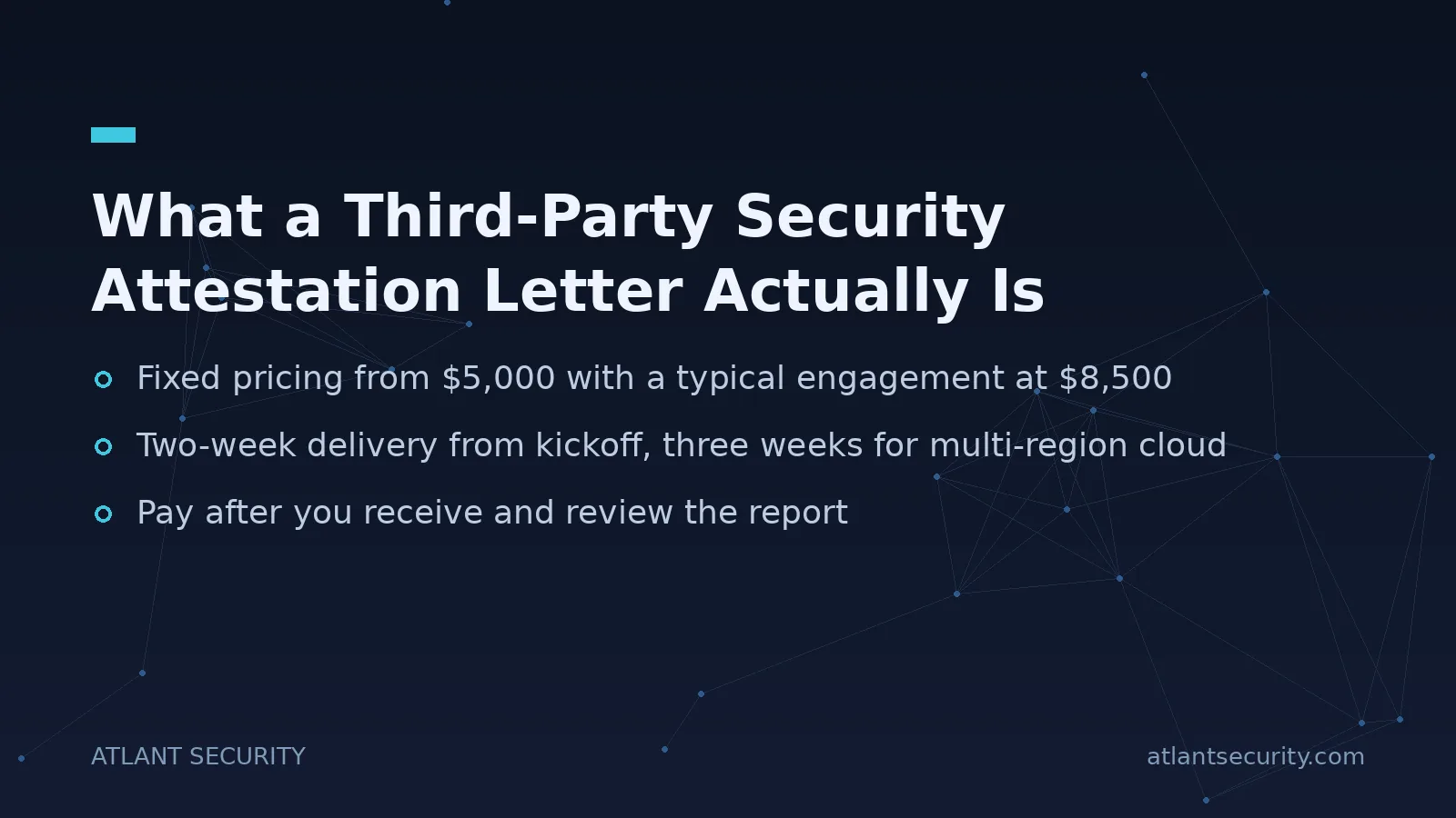 What a Third-Party Security Attestation Letter Actually Is - key points