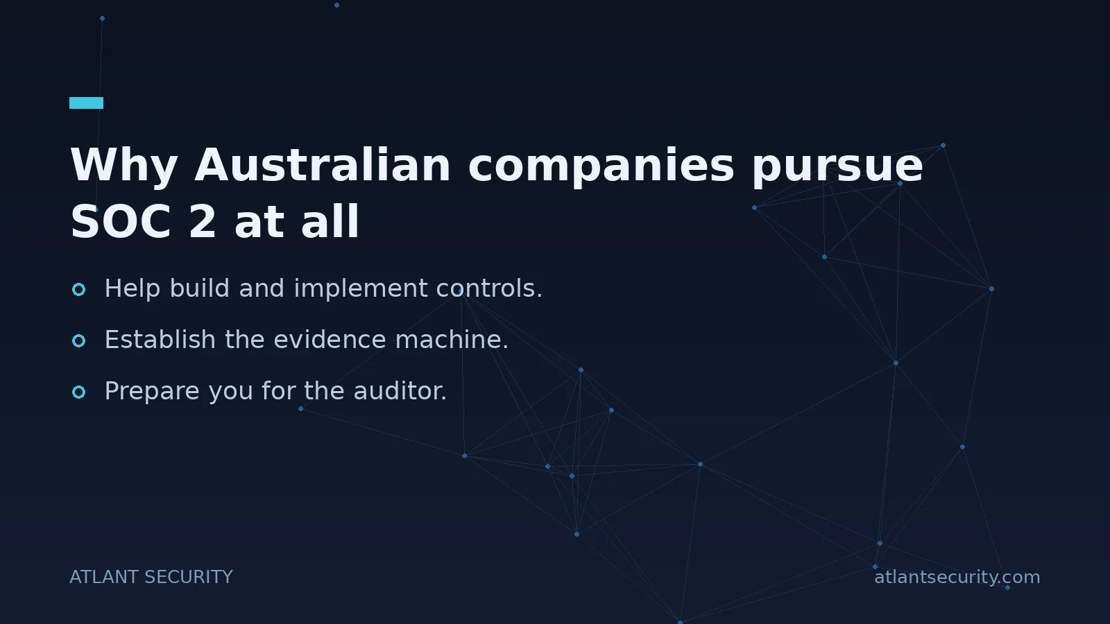 Why Australian companies pursue SOC 2 at all - key points