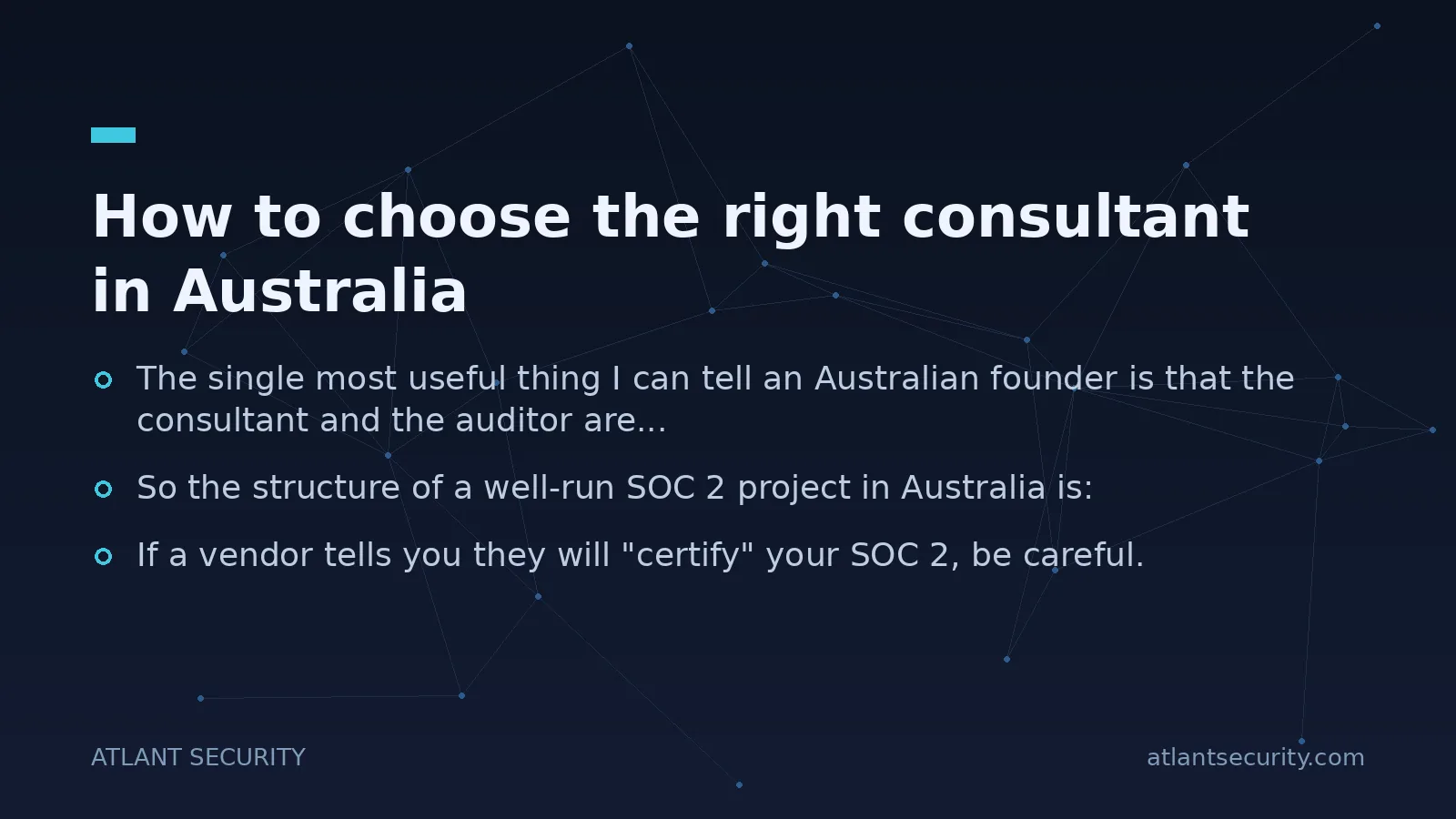 How to choose the right consultant in Australia - key points