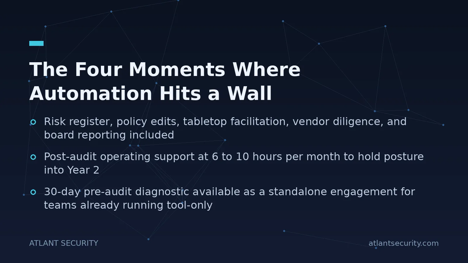 The Four Moments Where Automation Hits a Wall - key points